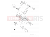SUZUKI DR350SE S (1995) (E03,E28,E33) 48 - REAR CUSHION LEVER