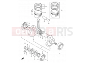 SUZUKI DR350SE T (1996) (E02,E04,E18,E94) 5 - CRANKSHAFT