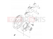 SUZUKI DR350SE T (1996) (E02,E04,E18,E94) 6 - STARTER CLUTCH