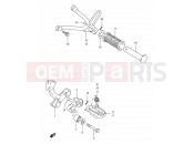 SUZUKI DR350SE T (1996) (E02,E04,E18,E94) 32 - FOOTREST