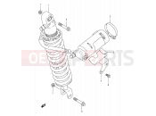 SUZUKI DR350SE T (1996) (E02,E04,E18,E94) 51 - REAR SHOCK ABSORBER