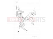 SUZUKI DR350SE T (1996) (E03,E28,E33) 47 - REAR SHOCK ABSORBER
