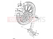 SUZUKI DR400S T (1996) 60 - FRONT WHEEL (DR400ST)