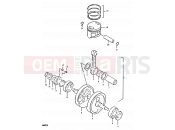 SUZUKI DR400S X (1999) 5 - CRANKSHAFT