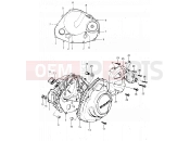 SUZUKI DR500S D (1983) 4 - CRANKCASE COVER