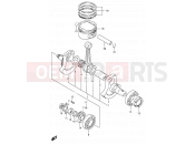 5 - CRANKSHAFT - Suzuki DR650SE K2 (2002) (E03,E28,E33)