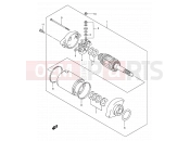 19 - STARTING MOTOR - Suzuki DR650SE K2 (2002) (E03,E28,E33)