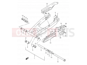 49 - REAR SWINGING ARM - Suzuki DR650SE K2 (2002) (E03,E28,E33)