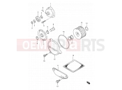SUZUKI DR650SE K2 (2002) (E04,E17,E18,E24,E34) 13 - OIL PUMP