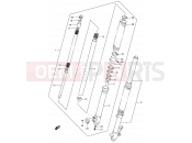 SUZUKI DR650SE K2 (2002) (E04,E17,E18,E24,E34) 44 - FRONT DAMPER
