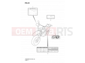 SUZUKI DR650SE K6 (2006) (E03,E28,E33) 43 - LABEL