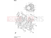 4 - CRANKCASE - Suzuki DR650SE L4 (2014) (E03,E28,E33)
