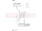 54 - LABEL (DR650SEL4 E28) - Suzuki DR650SE L4 (2014) (E03,E28,E33)