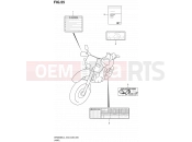 55 - LABEL (DR650SEL4 E33) - Suzuki DR650SE L4 (2014) (E03,E28,E33)