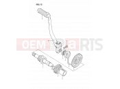SUZUKI DS80 G (1986) (E03) 12 - KICK STARTER