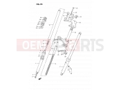 SUZUKI DS80 L (1990) (E03) 23 - FRONT FORK