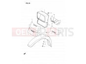 SUZUKI DS80 N (1992) (E03) 24 - HEADLAMP HOUSING