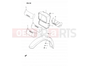 SUZUKI DS80 P (1993) (E24) 24 - HEADLAMP HOUSING