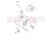 SUZUKI DS80 S (1995) (E03) 19B - FUEL TANK (MODEL L/M)