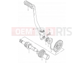 SUZUKI DS80 V (1997) (E03,E28,E33) 12 - KICK STARTER