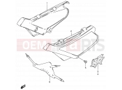 SUZUKI DS80 X (1999) (E03,E28,E33) 22 - FRAME COVER