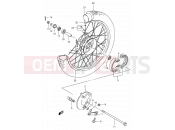 SUZUKI DS80 X (1999) (E03,E28,E33) 30 - FRONT WHEEL