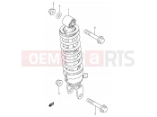 SUZUKI DS80 X (1999) (E03,E28,E33) 32 - REAR SHOCK ABSORBER