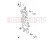 SUZUKI DS80 Y (2000) (E24) 32 - REAR SHOCK ABSORBER