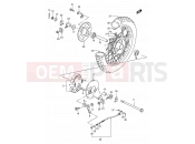 SUZUKI DS80 Y (2000) (E24) 34 - REAR WHEEL