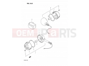 SUZUKI FA50 M (1991) 16A - TURN SIGNAL LAMP (E21)