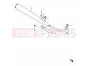 SUZUKI FB100 / FB100D G (1986) 12 - MUFFLER