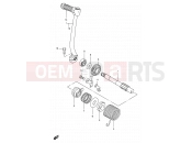 SUZUKI FB100 / FB100D G (1986) 17 - KICK STARTER
