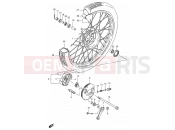 SUZUKI FB100 / FB100D G (1986) 48 - FRONT WHEEL (SEE NOTE)