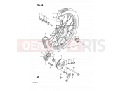 SUZUKI FB50 K (1989) 34 - FRONT WHEEL