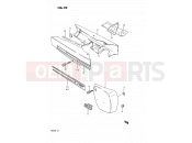 SUZUKI FB50 M (1991) 29 - FRAME COVER