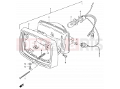 SUZUKI FB80 K (1989) 20 - HEADLAMP