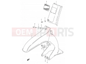 SUZUKI FB80 K (1989) 33 - FRONT FENDER