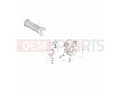 SUZUKI FR50 C (1978) 39 - LH GRIP - HANDLE SWITCH