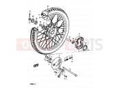 SUZUKI FR80 M (1991) 43 - FRONT WHEEL