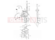 SUZUKI FZ50 Z (1982) 7 - CARBURETOR ASSY