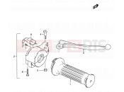 SUZUKI FZ50 K (1989) 47 - RIGHT HANDLE SWITCH (E01,E02,E16,E50)