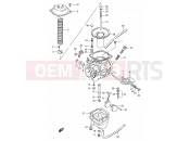 SUZUKI GN125E N (1992) (E30) 9 - CARBURETOR