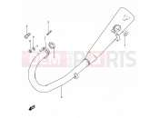 SUZUKI GN125E N (1992) (E30) 11 - MUFFLER