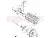 SUZUKI GN125E N (1992) (E30) 13 - CLUTCH