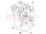 SUZUKI GN125E N (1992) (E30) 21A - SPEEDOMETER - TACHOMETER (GN125ER E73,P73)