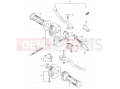 SUZUKI GN125E N (1992) (E30) 48B - HANDLE SWITCH (MODEL N,GN125ER)
