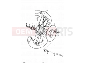 SUZUKI GP100 N (1992) 51 - FRONT WHEEL (C, N)
