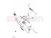 SUZUKI GP100U X (1999) 27 - STAND - FOOTREST