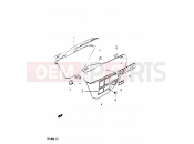 SUZUKI GP100U X (1999) 44 - FRAME COVER (GP100UL E02)