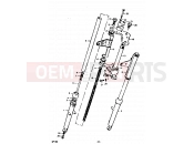 SUZUKI GP100U C (1978) 44 - FRONT FORK (E14)